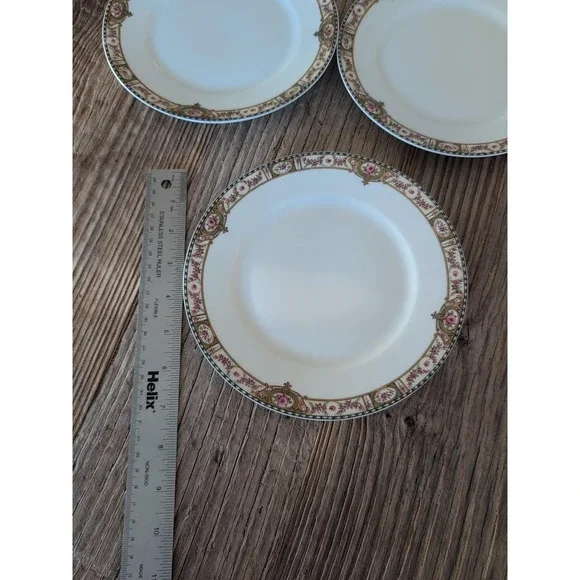 Vintage Theodore Haviland Limoges France Belfort Salad Dessert Bread Plate 3 Pcs - Picture 14 of 14